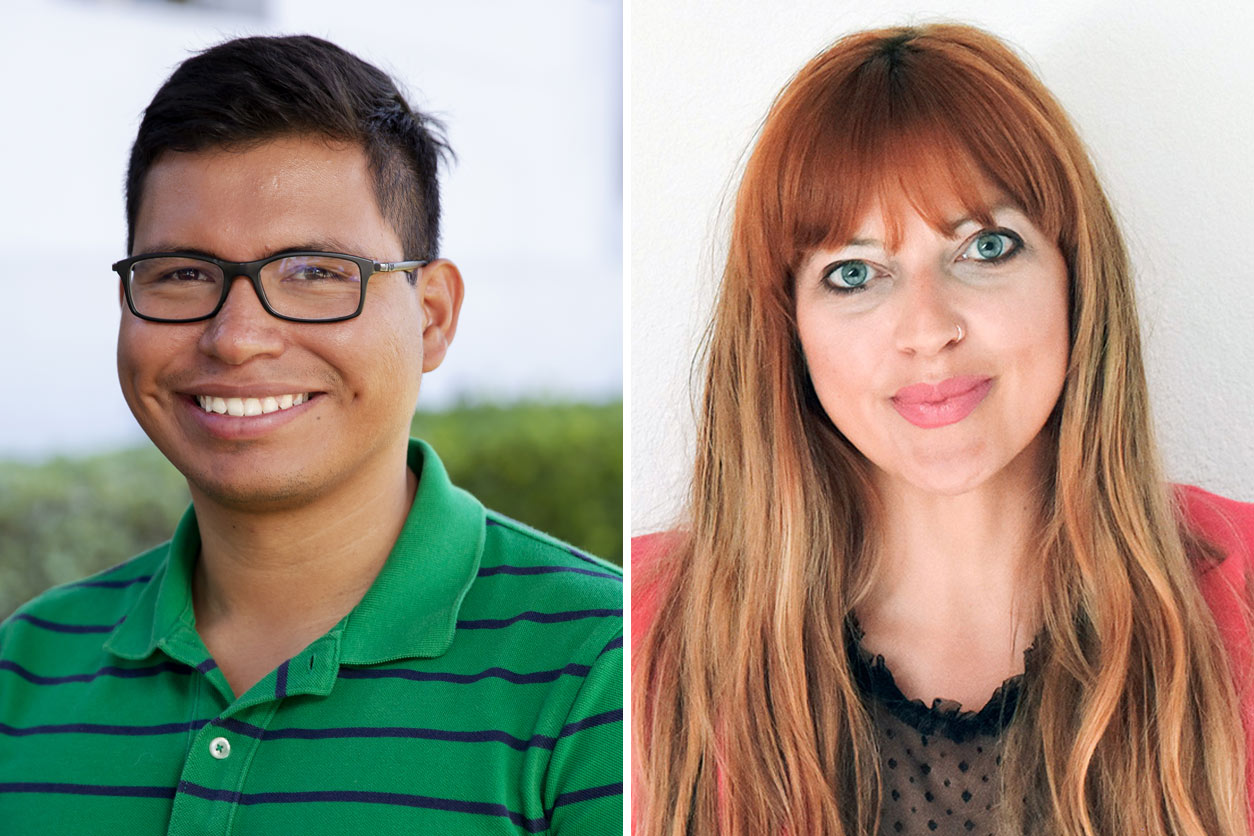 Christopher Olivares and Jessica Laine
